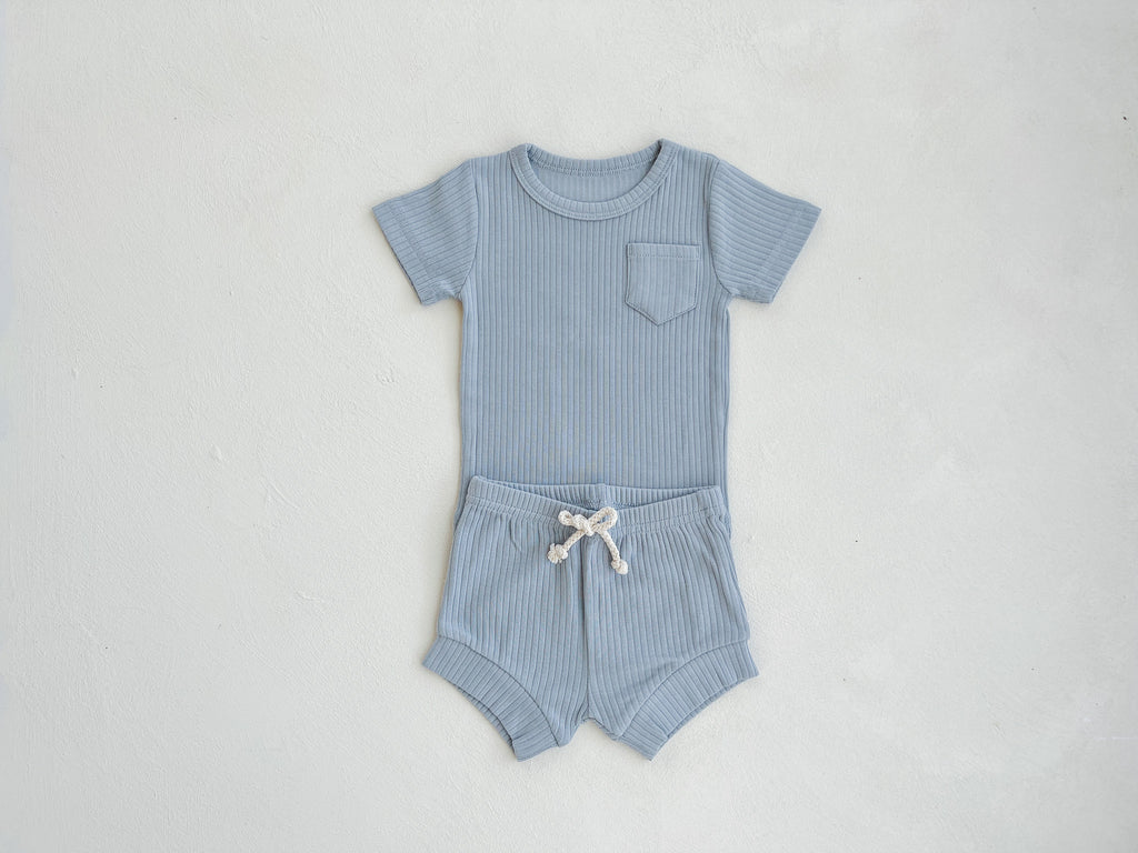 Organic Ribbed Summer Set