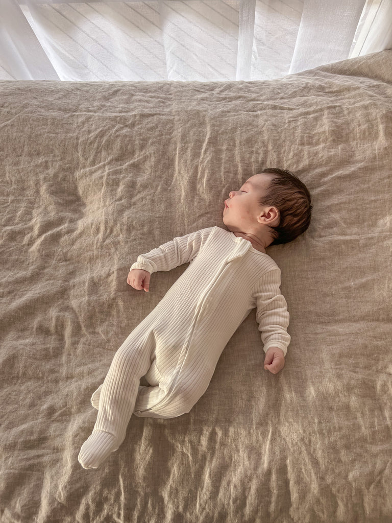 Organic Ribbed Onesie